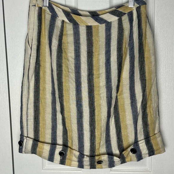 Anthropologie striped spring skirt - Picture 4 of 6